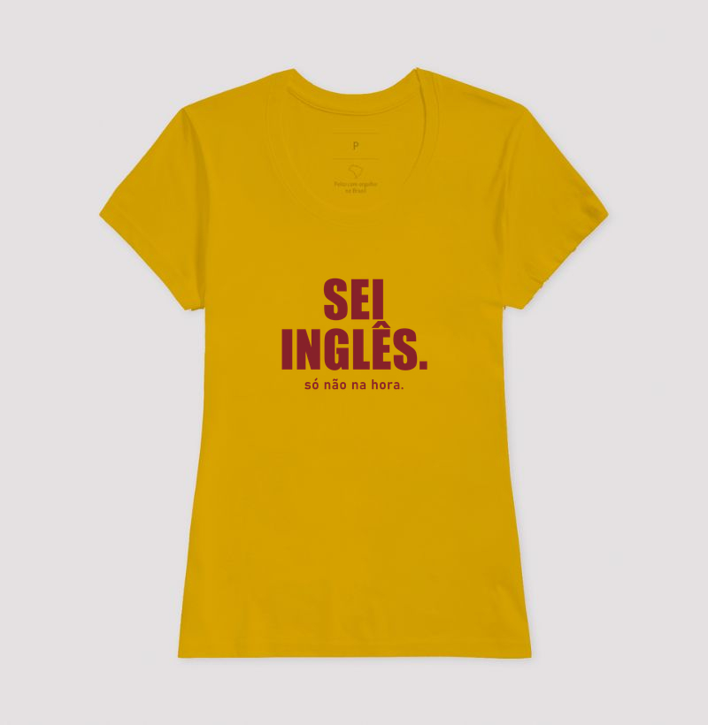 Camiseta Sei Inglês - Imagem 15
