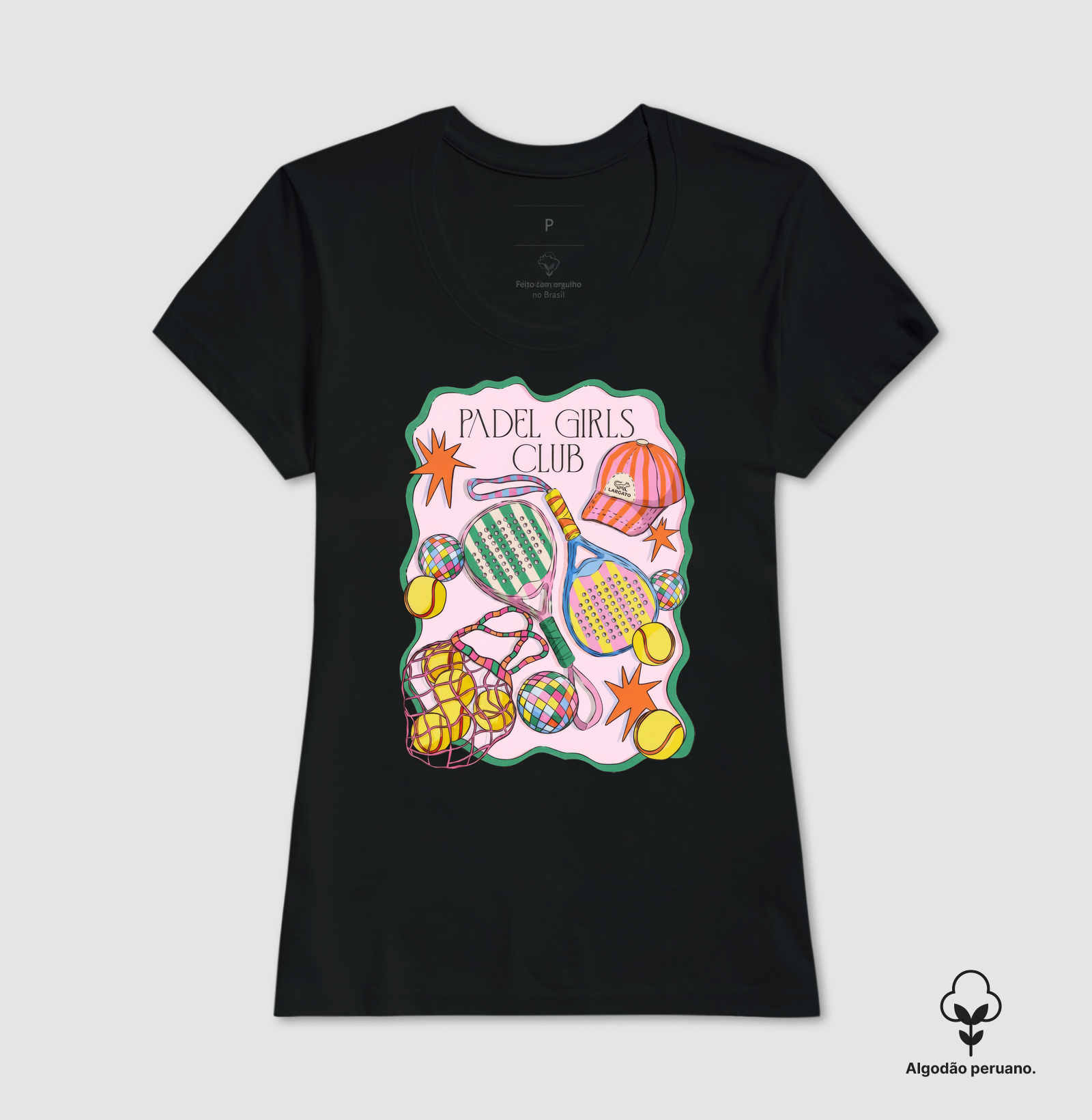 Camiseta Feminina Padel Girls Club Retrô - Imagem 5