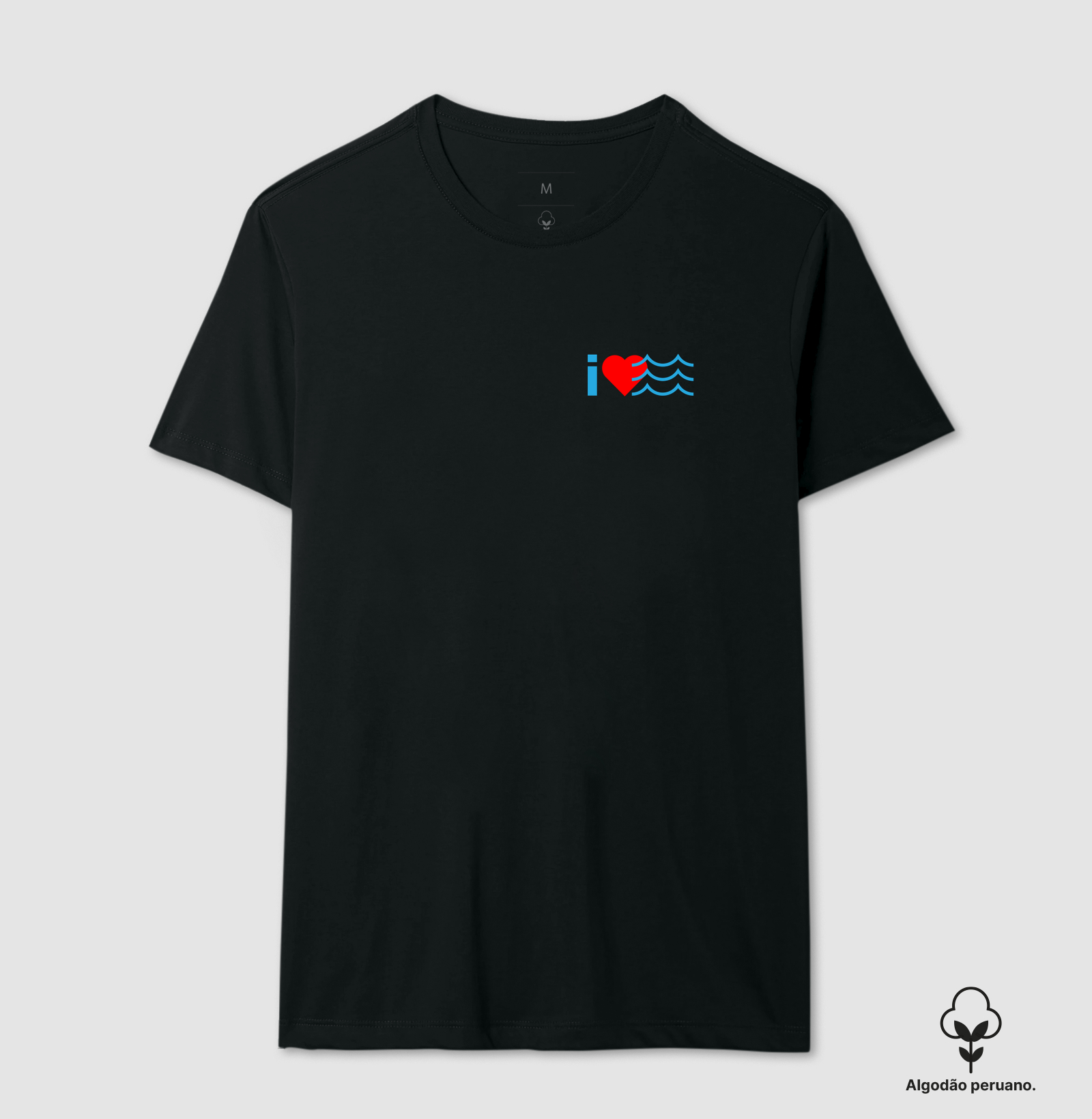 Camiseta Algodão Peruano - Raia Nove - I Love Swim - Imagem 3