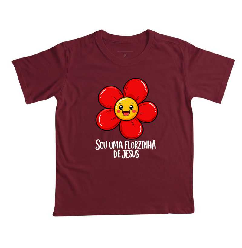 Camiseta Infantil Florzinha de Jesus - Imagem 6
