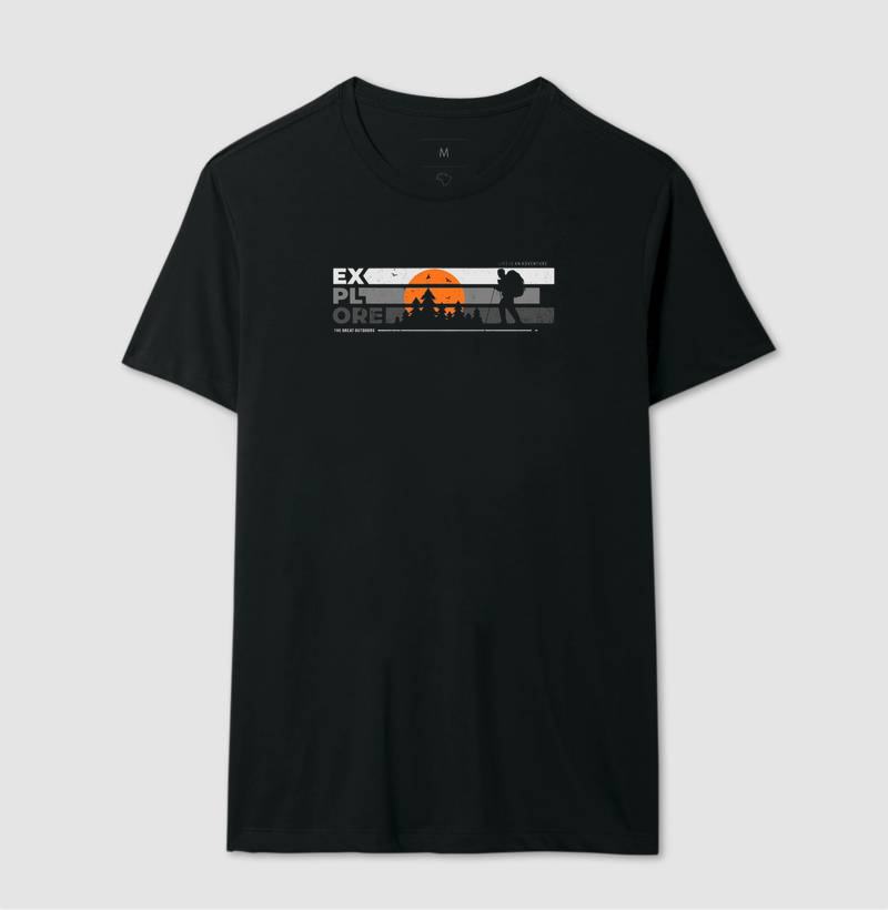 Camiseta Explore Aventura Outdoor | Excursionista - Imagem 5