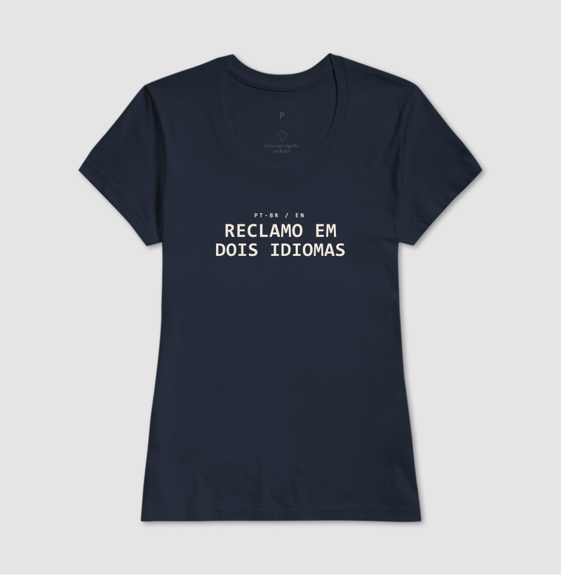 Camiseta Reclamo em Dois Idiomas - Imagem 5