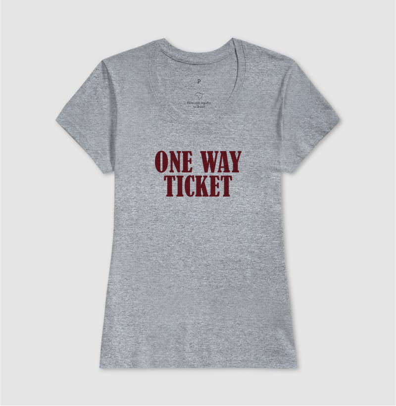 Camiseta One Way Ticket - Imagem 9
