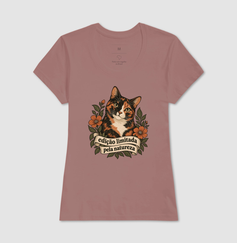 Camiseta Gata Tricolor "edição limitada pela natureza" | Pelo & Pano - Imagem 17