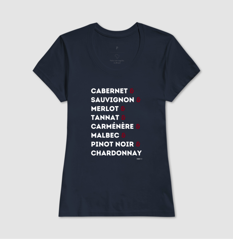 Camiseta Vinho - Nome das Uvas - Imagem 7