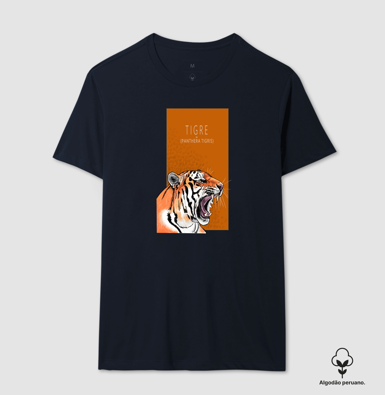 Camiseta Algodão Peruano Tigre - Imagem 2