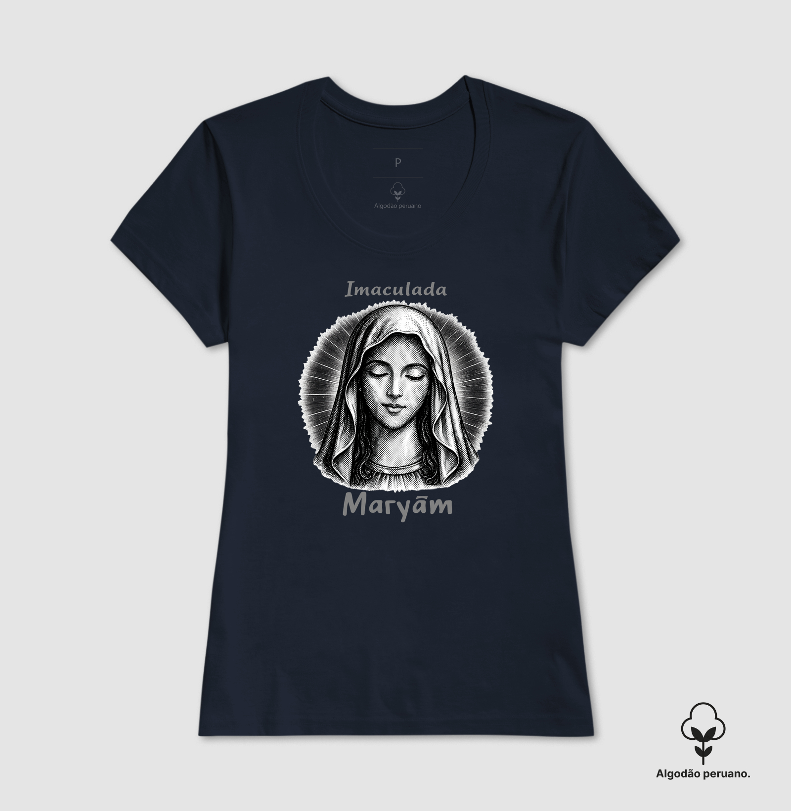 Maryām • Imaculada (algodão peruano) - Imagem 7