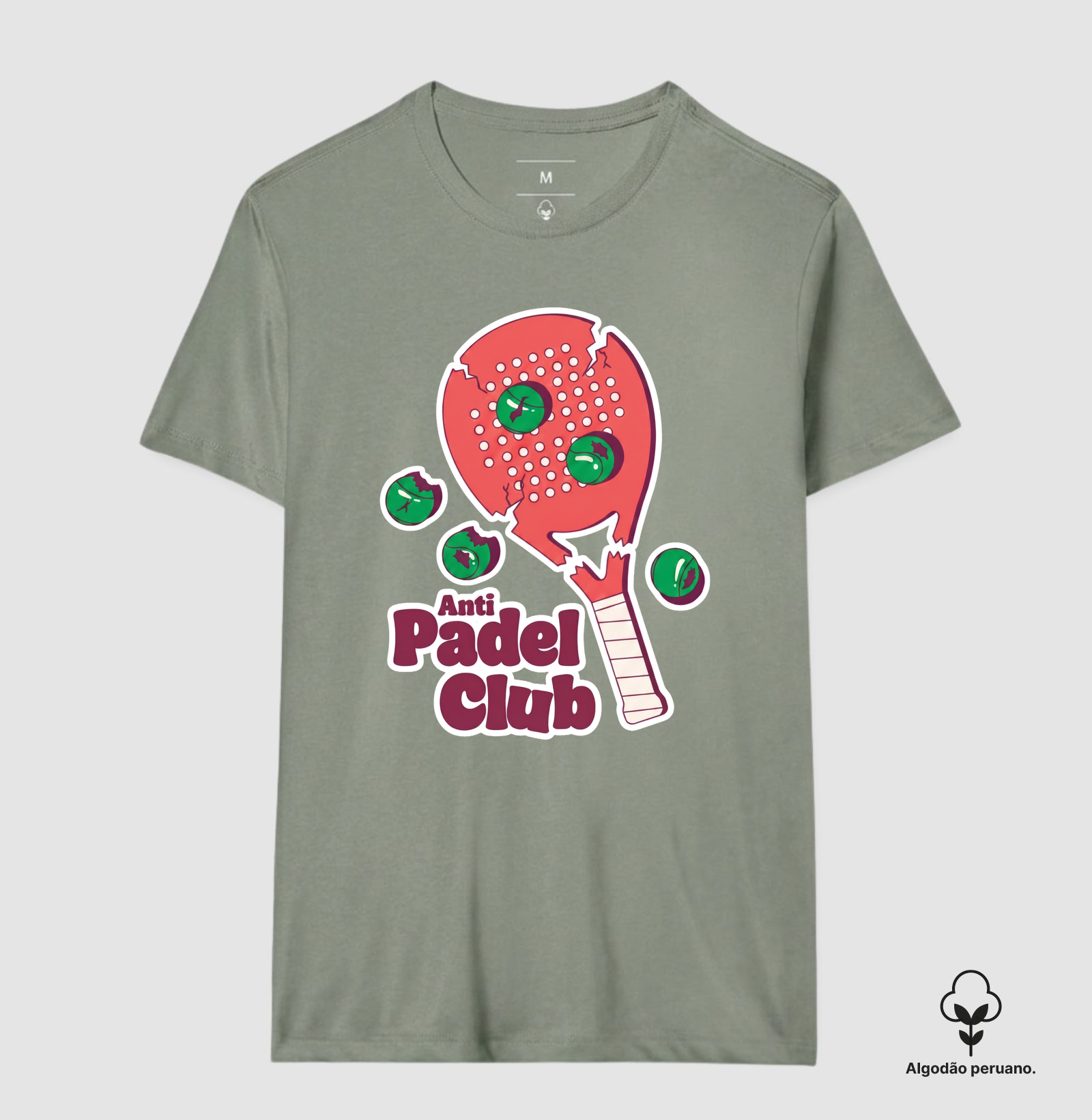Camiseta Anti Padel Club Raquete Quebrada - Imagem 6