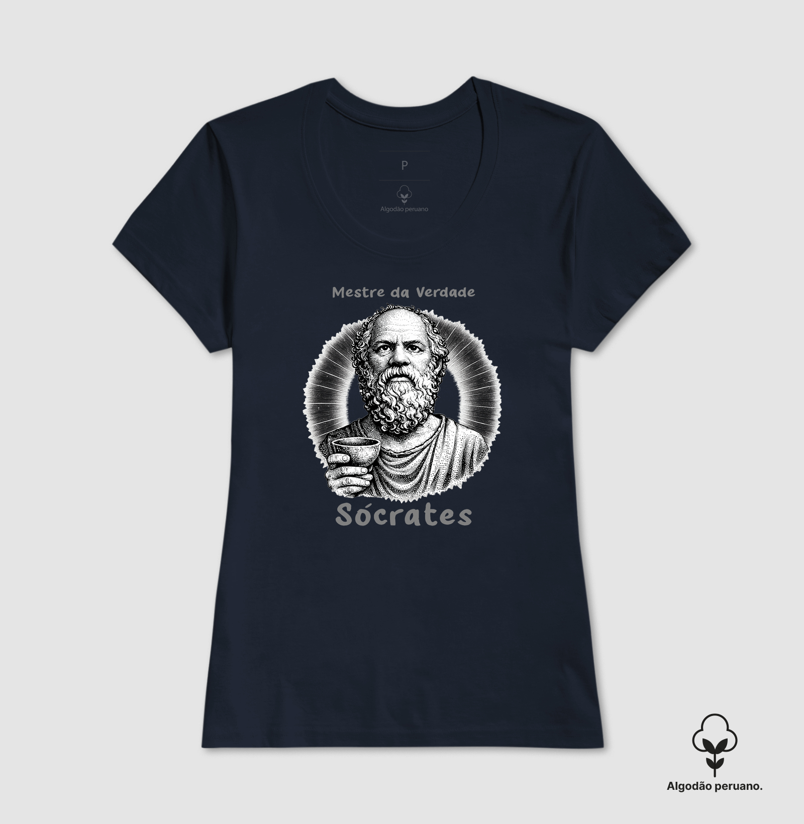 Sócrates • Mestre da Verdade (algodão peruano) - Imagem 11