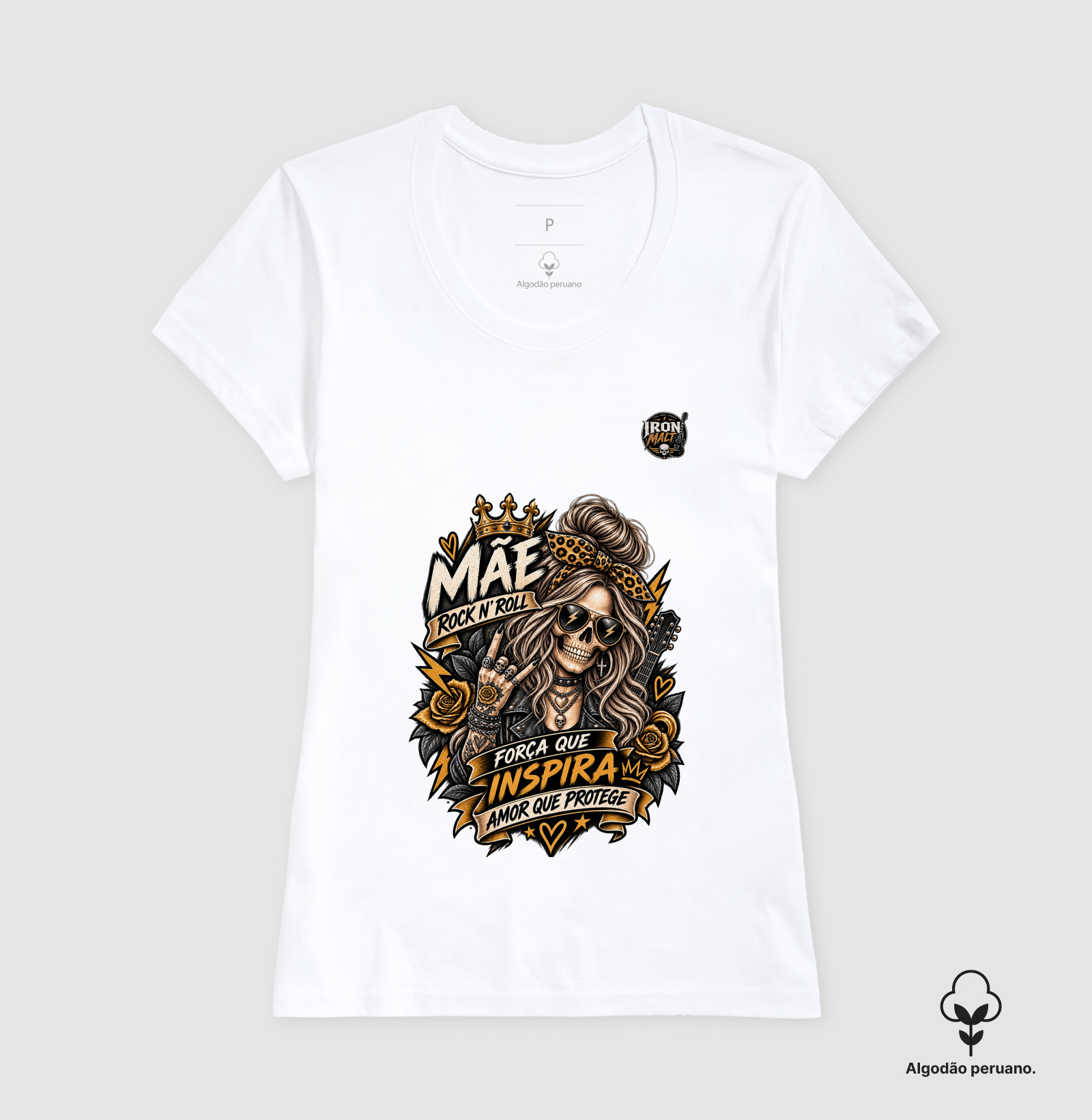 Camiseta Mãe Rock N’ Roll - Imagem 3