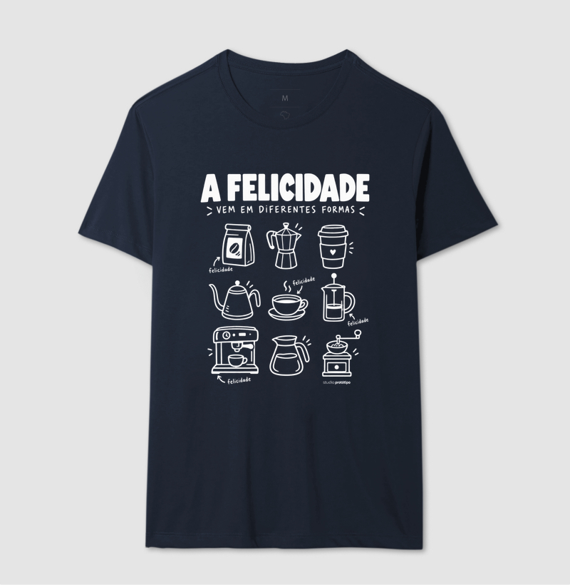Camiseta A Felicidade Vem em Diferentes Formas - Imagem 6