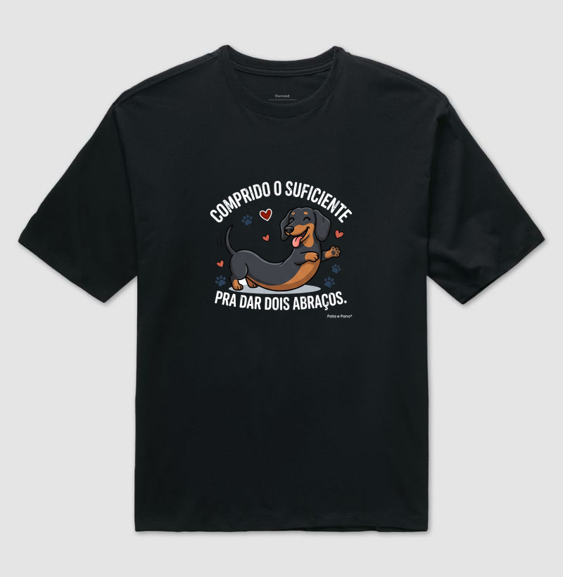CAMISETA OVERSIZED DACHSHUND ABRAÇOS - Imagem 2