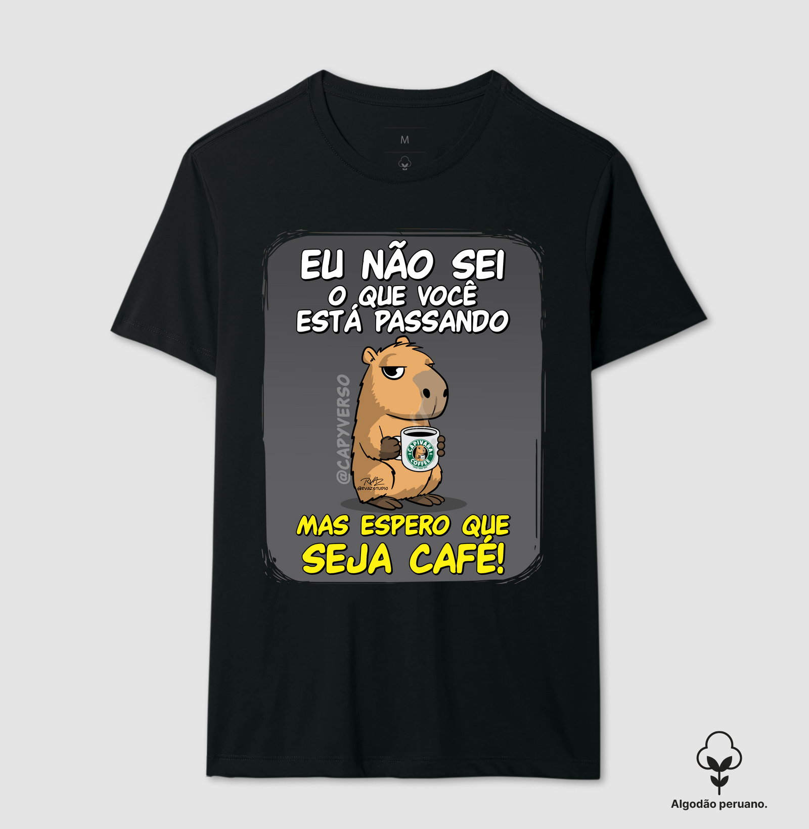 Camiseta Capivara Seja Café - Imagem 4