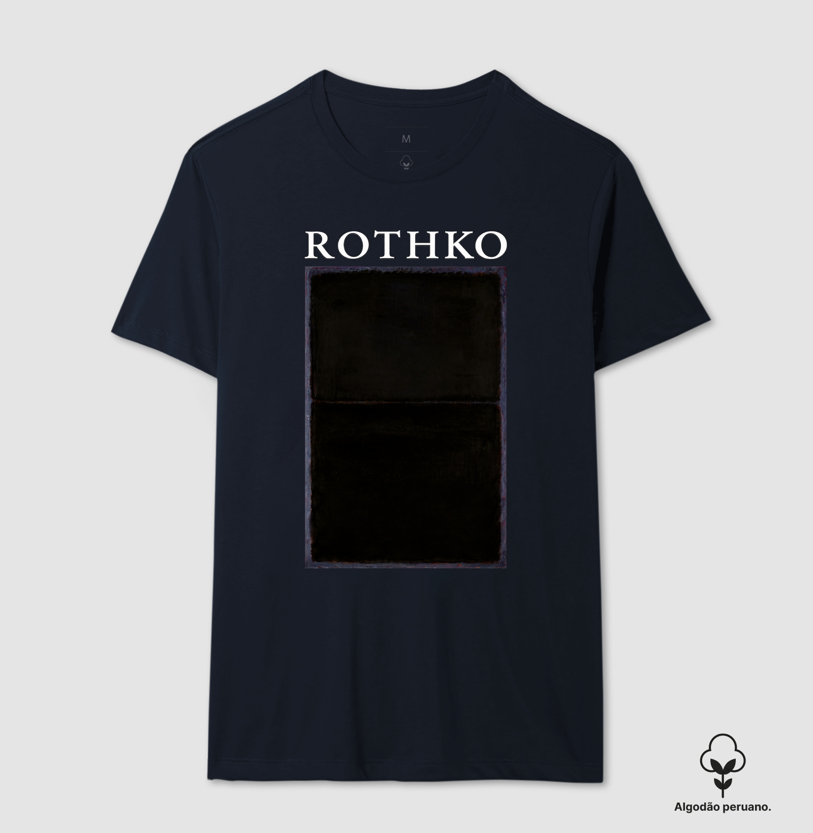 Camiseta Mark Rothko Abstrata Algodão Peruano - Imagem 2