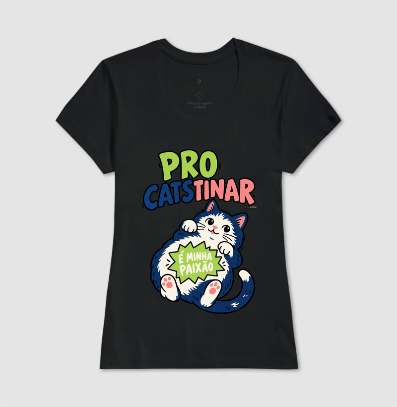 Camiseta Procatstinar É Minha Paixão - Imagem 3