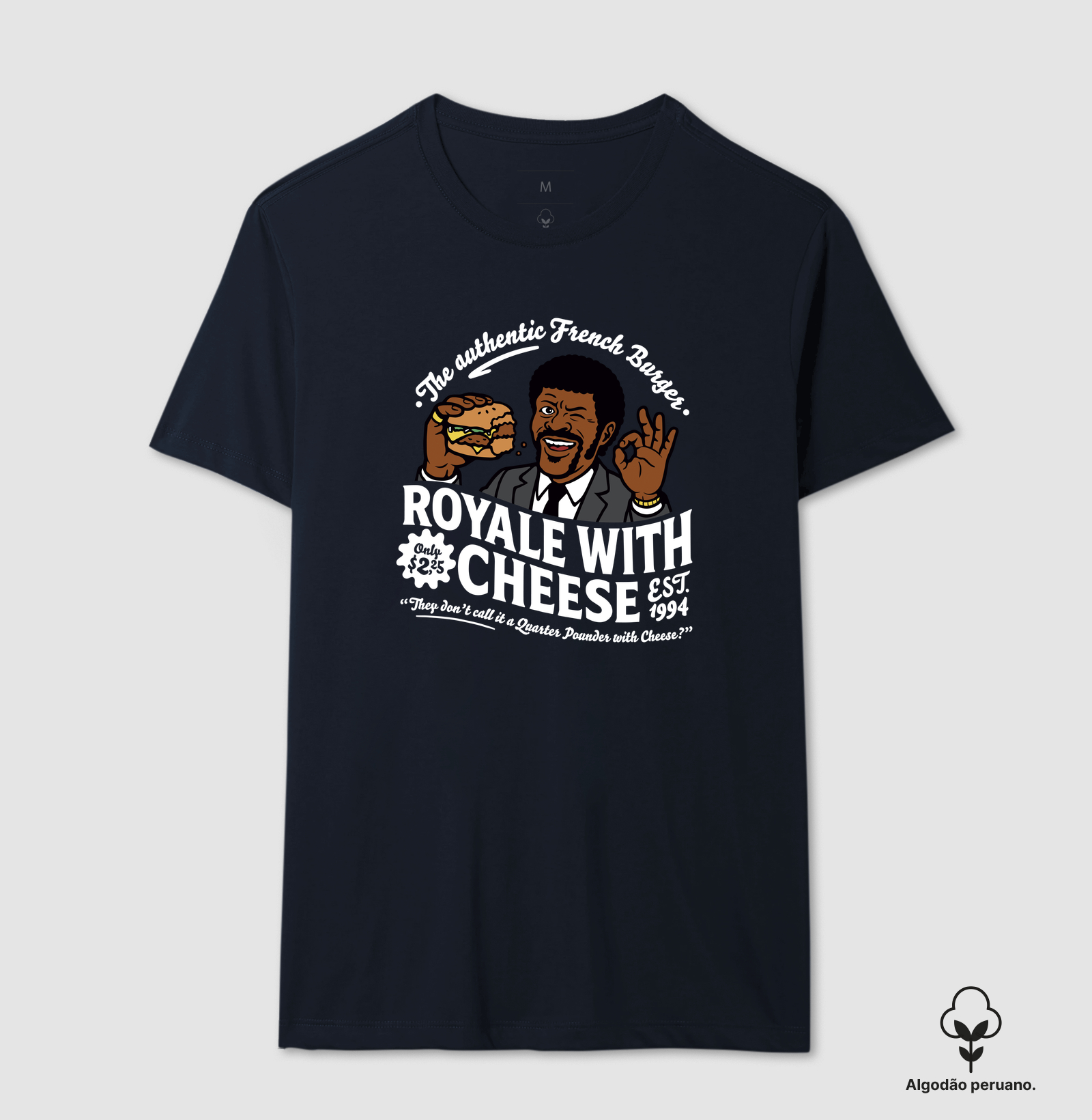Camiseta Algodão Peruano Royale With Cheese - Imagem 6