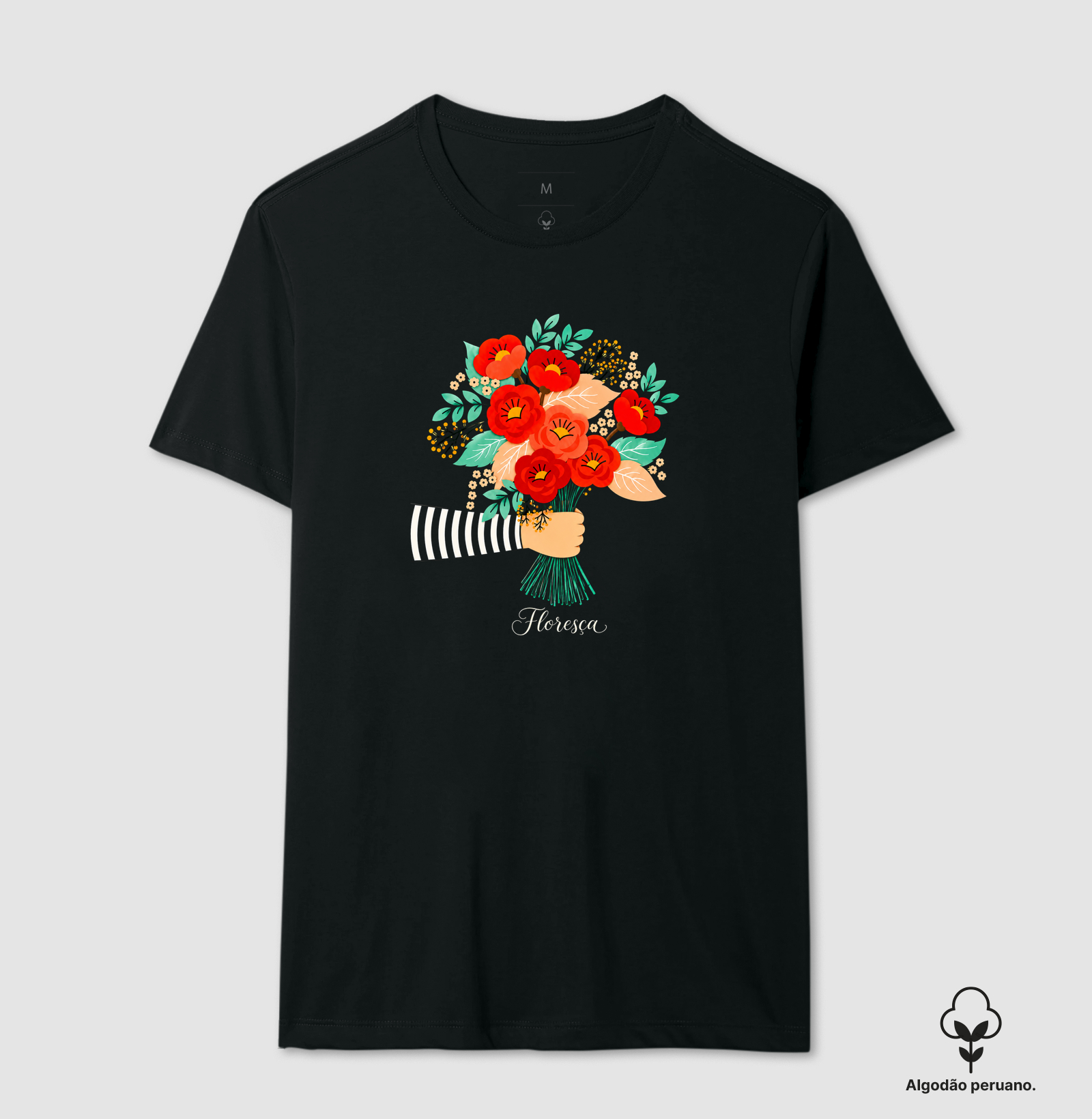Camiseta Buquê de flores - Imagem 4