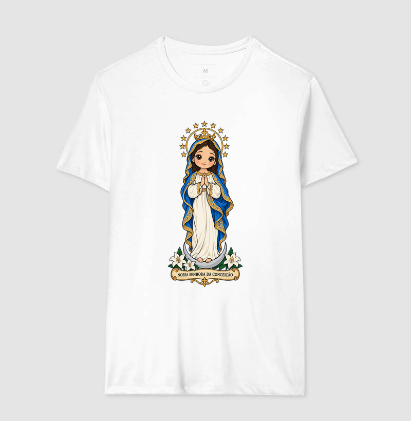 Nossa Senhora da Conceição estilo chibi - Imagem 4