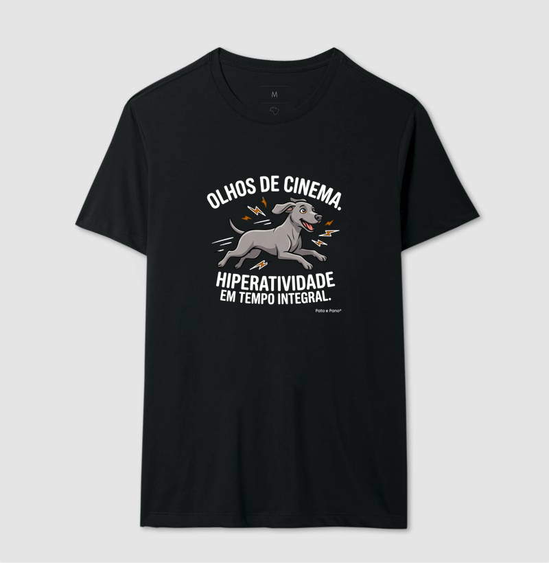 CAMISETA WEIMANARER OLHOS DE CINEMA - Imagem 2