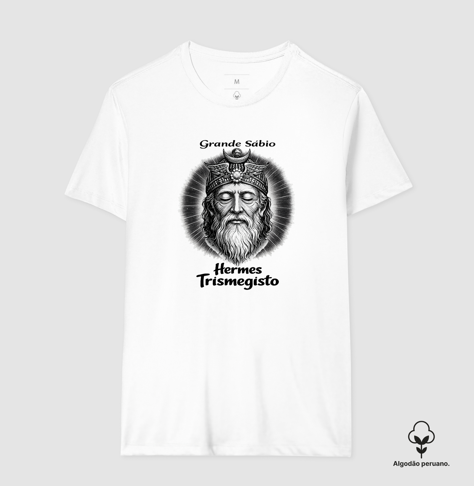 Hermes Trismegisto • Grande Sábio (algodão peruano) - Imagem 8
