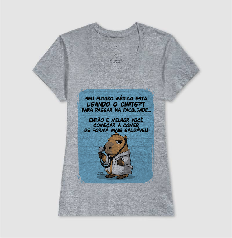 Camiseta Capivara Médico - Imagem 9