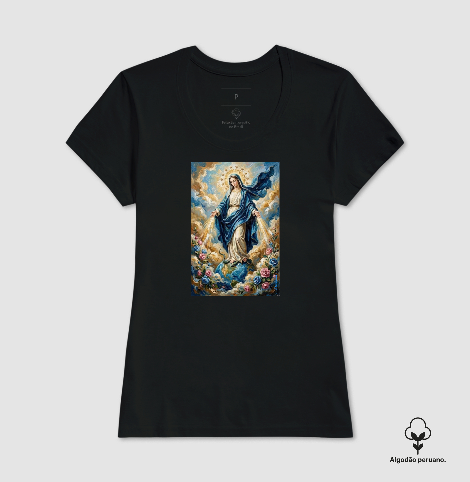 Nossa Senhora das Graças - Medalha Milagrosa Arte Sacra - Imagem 7