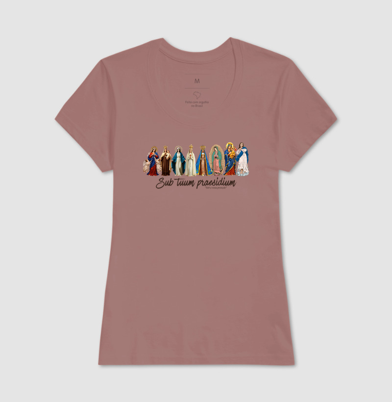 Camiseta Nossa Senhora "Sob a Vossa Proteção" - Imagem 15