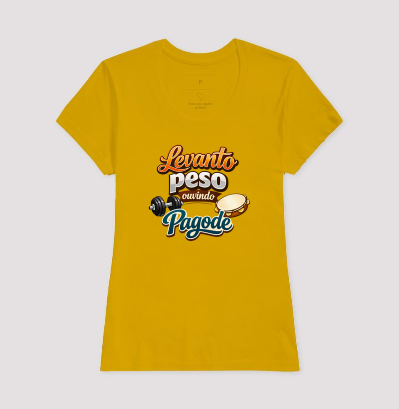 camiseta levanto peso ouvindo pagode - Imagem 15