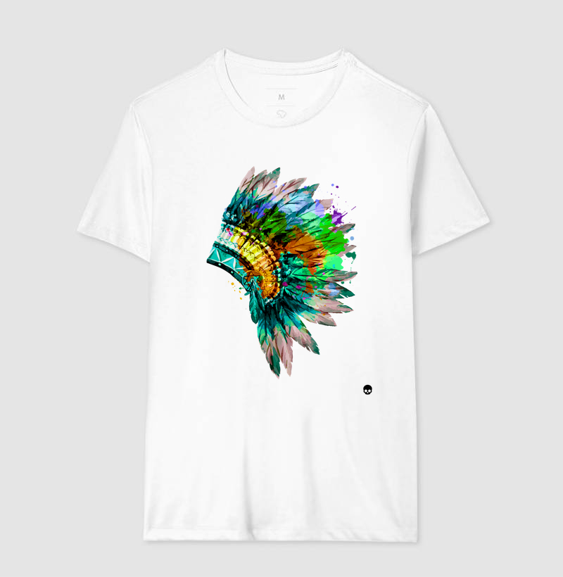 Camiseta Umbanda Cocar Caboclo - Imagem 4
