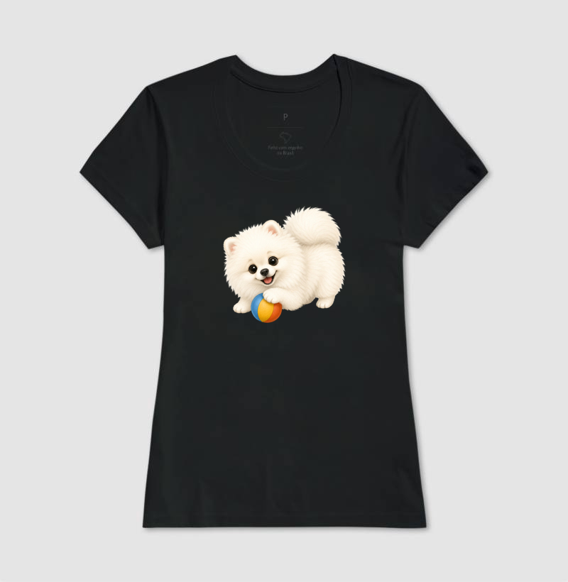 Pomerânia (Spitz Alemão) Branco - Desenho Animado - Imagem 3