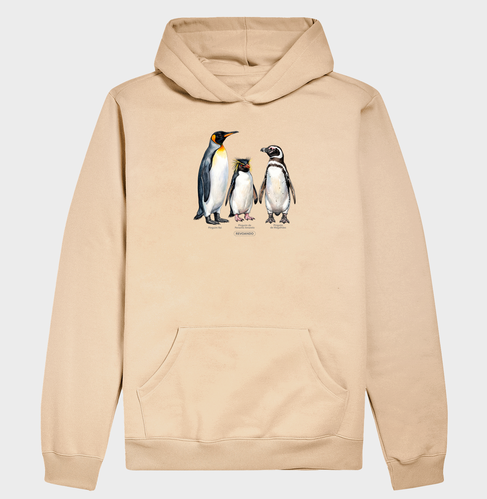 Traços Alados - Coletivo Pinguins - Moletom Hoodie - Imagem 7