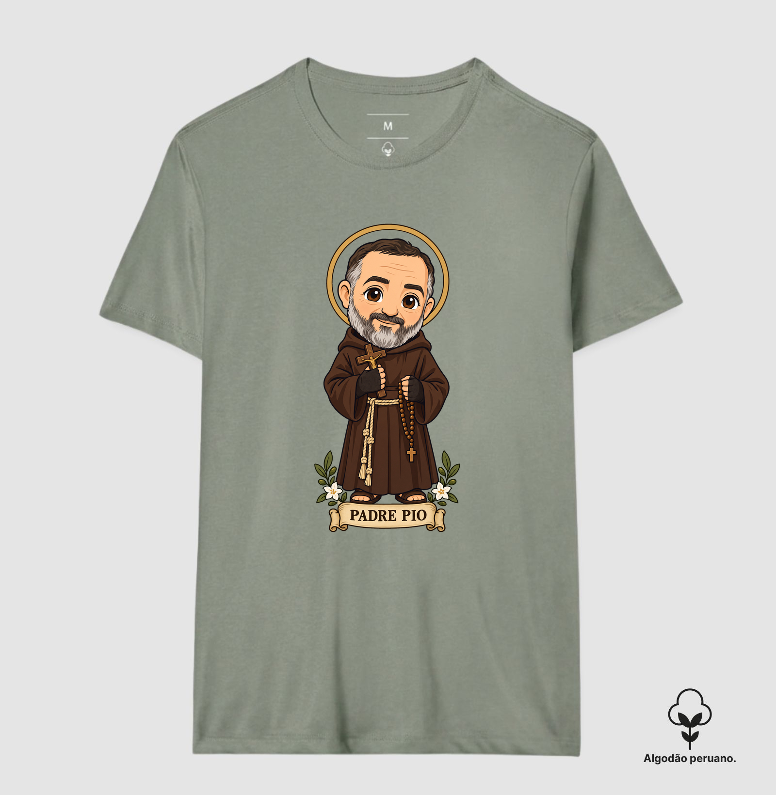 Padre Pio estilo chibi - Imagem 7