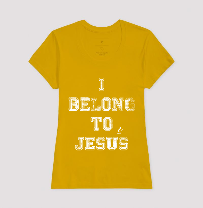Camiseta Cristã I Belong to Jesus Pertenço a Jesus - Imagem 15