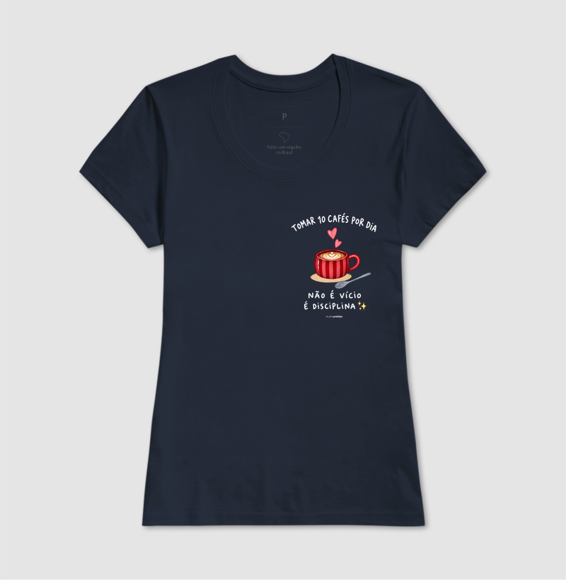 Camiseta 10 Cafés por Dia (estampa P) - Imagem 7