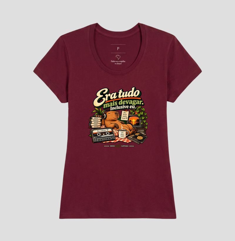 ERA TUDO MAIS DEVAGAR. INCLUSIVE EU - Modo Capivara - Camiseta - Imagem 19