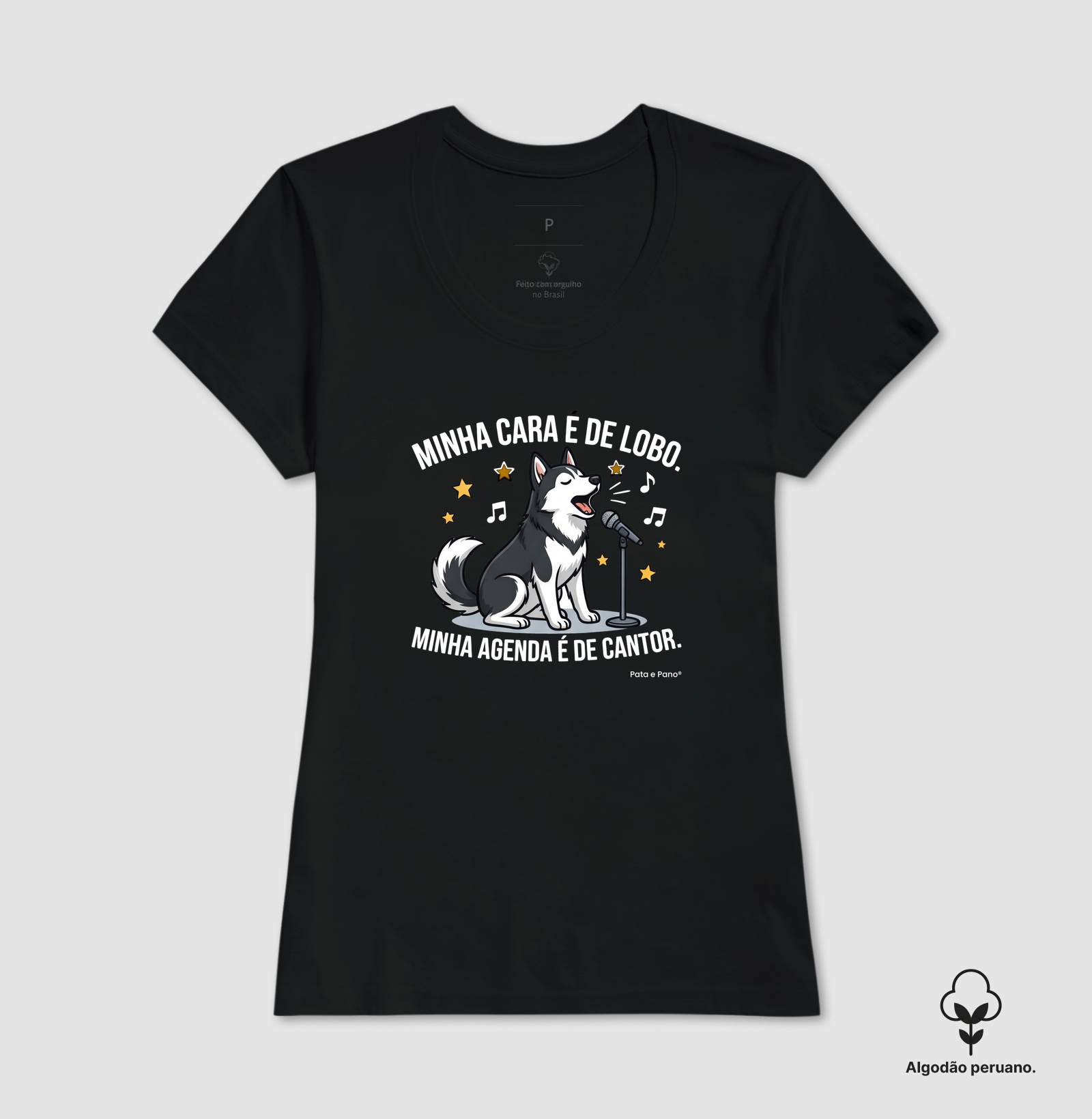 CAMISETA ALGODÃO PERUANO HUSKY CANTOR - Imagem 9