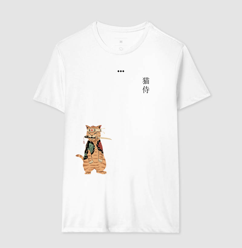 Camiseta Neko Samurai - Imagem 4