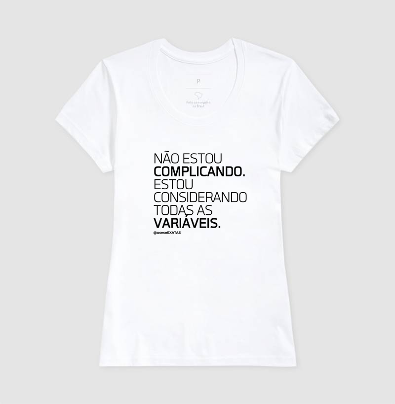 Camiseta Todas as Variáveis - Imagem 5