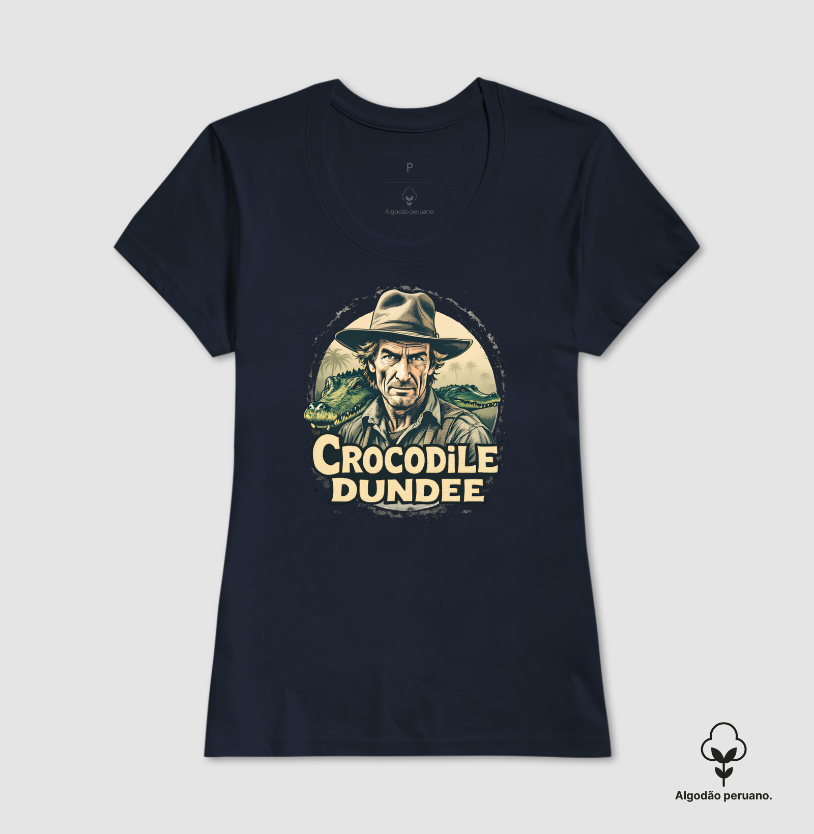 Camiseta Crocodilo Dundee Selvagem - Imagem 6