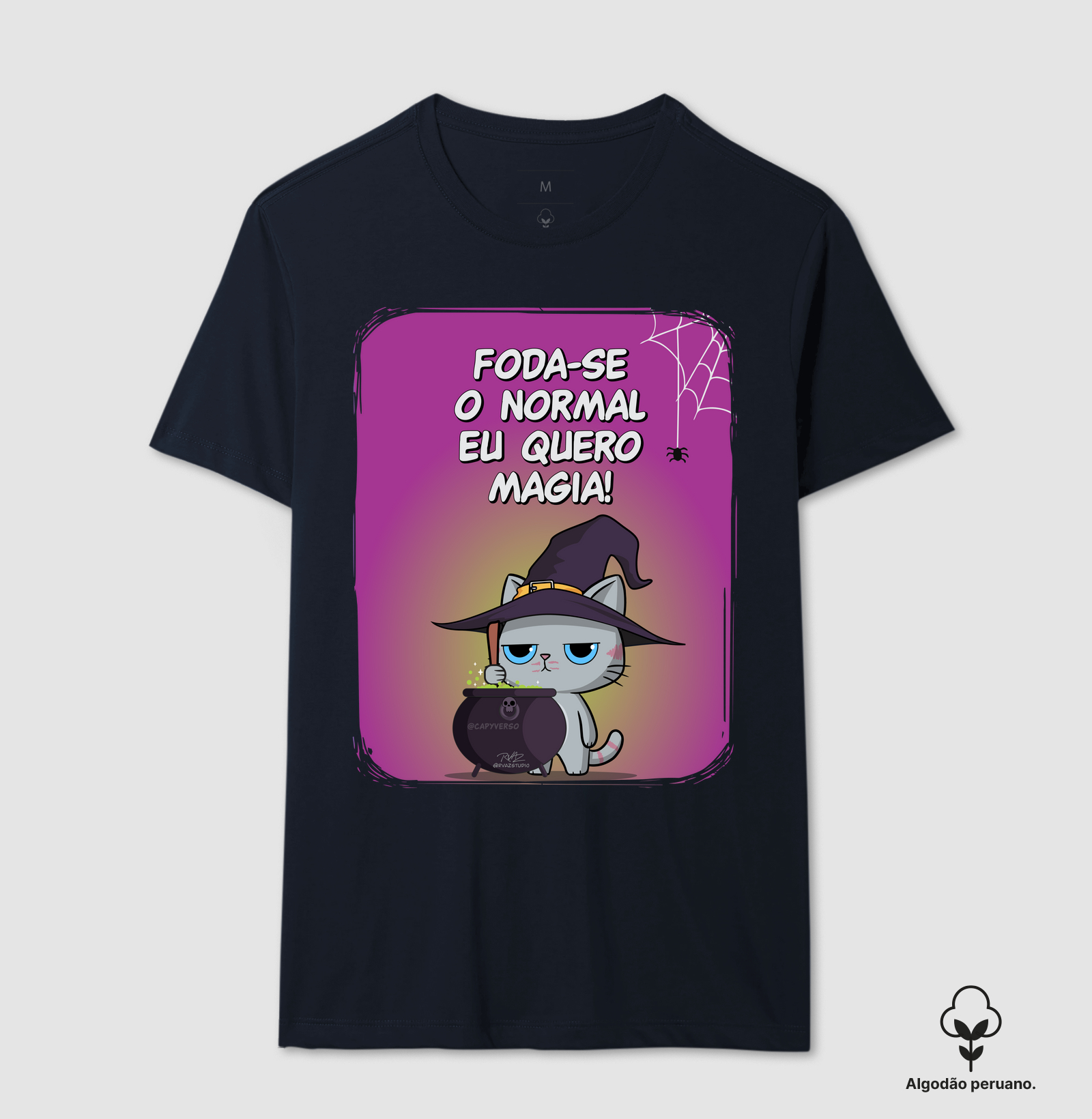 Camiseta Gato Sincero Magia - Imagem 7