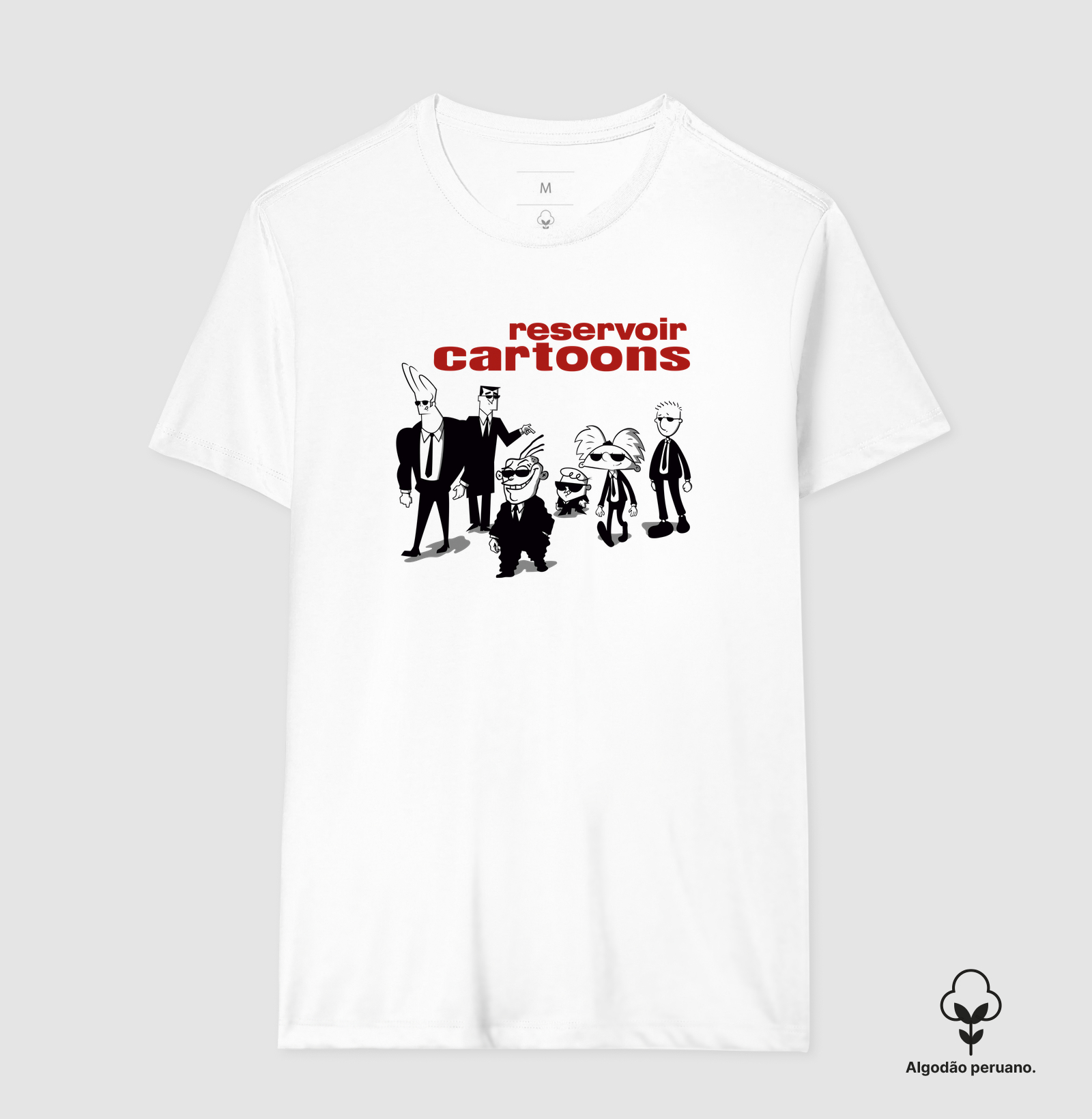 Camiseta Algodão Peruano Reservoir Cartoons - Imagem 3
