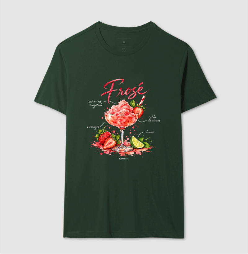 Camiseta Frosé – Drink com Vinho Rosé e Morango - Imagem 10