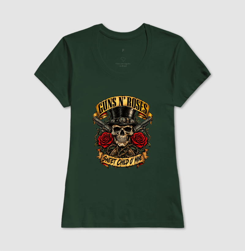 Camiseta Rock Caveira e Rosas Vintage – Skull Rock Rebelde - Imagem 13