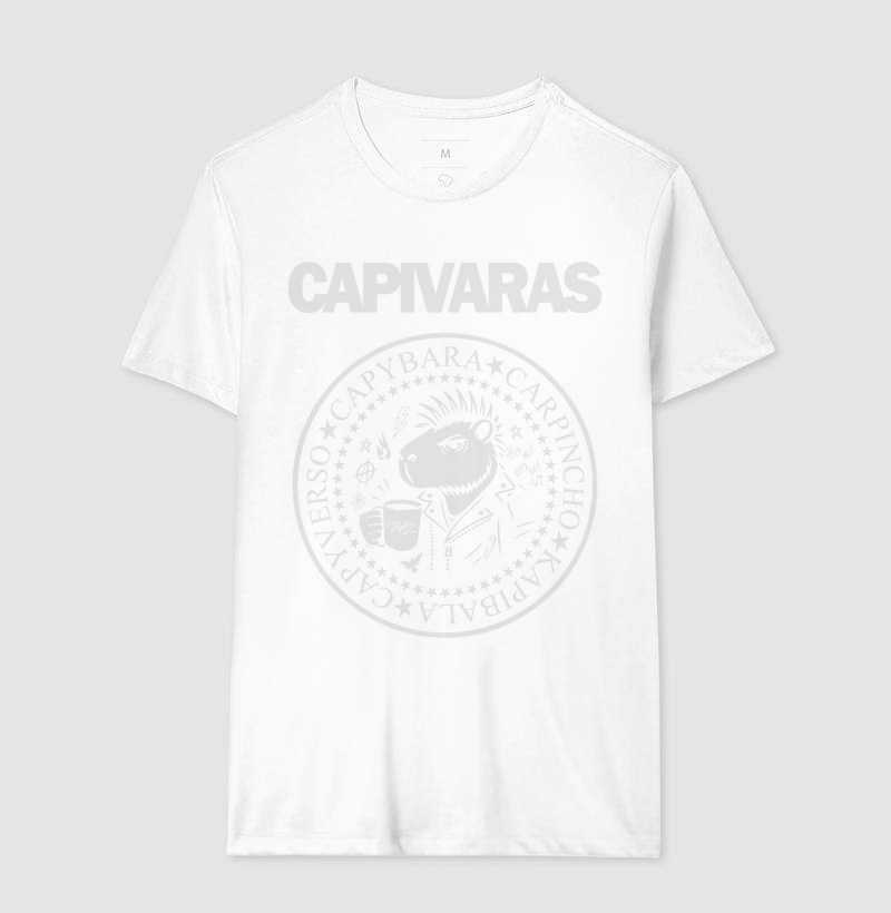 Camiseta Capivara Punk Rock - Imagem 4