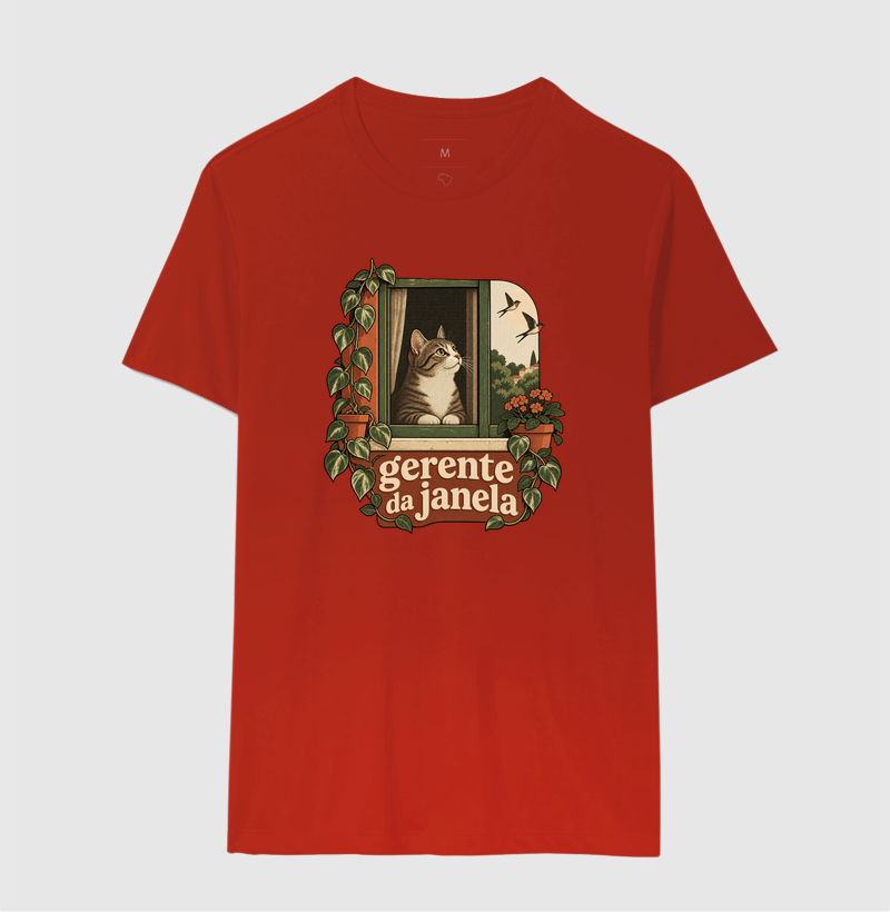 Camiseta Gato Janela "gerente da janela" | Pelo & Pano - Imagem 10