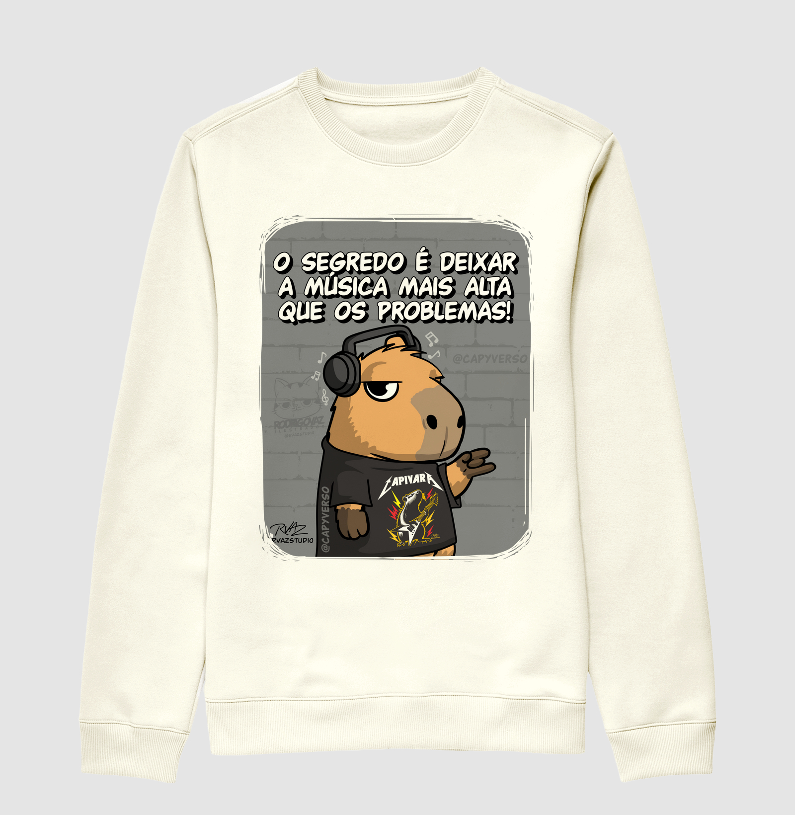 Camiseta Capivara Música - Imagem 2