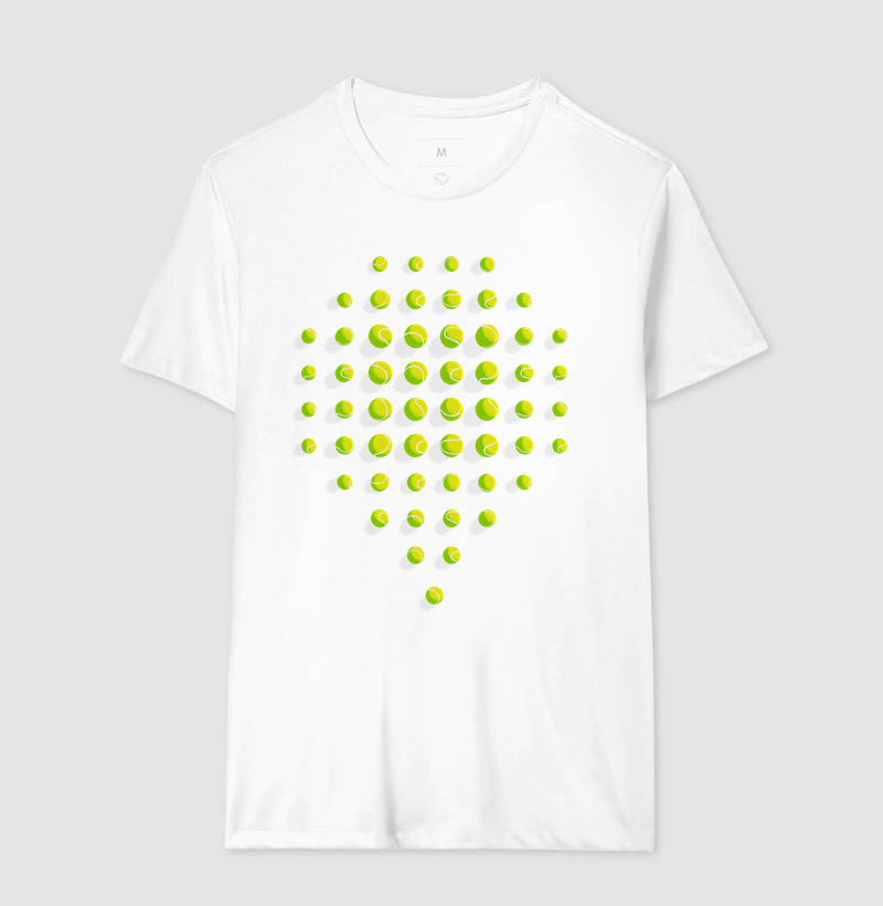 Camiseta Padel Raquete de Bolinhas - Imagem 4