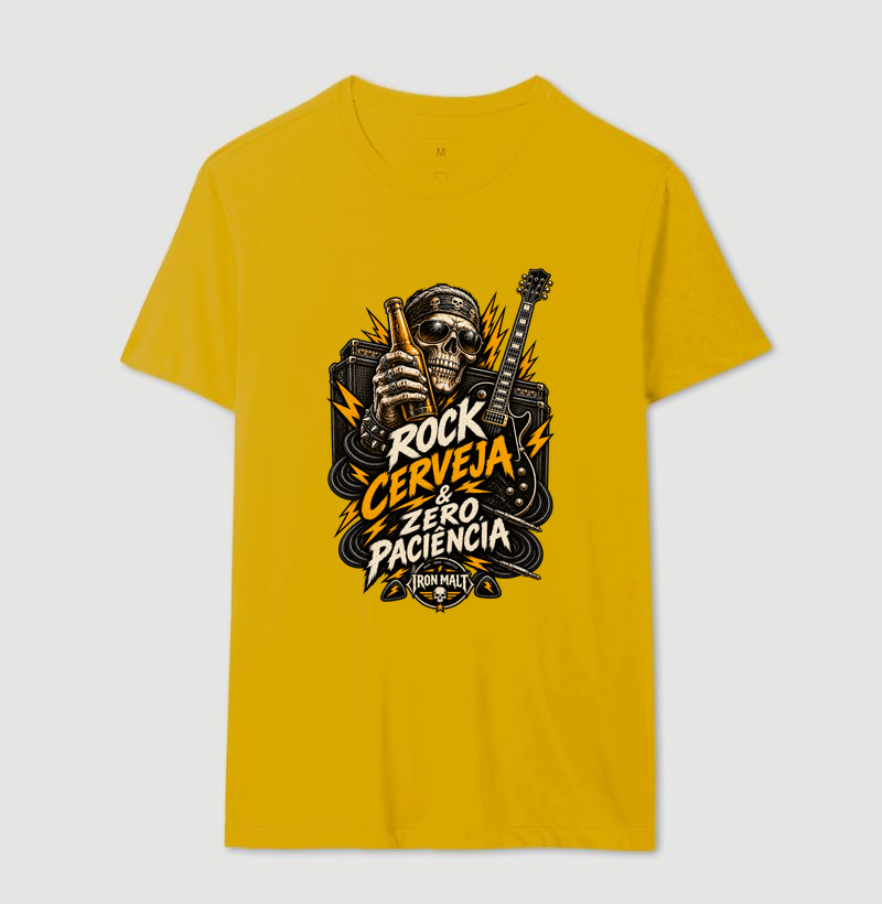 Camiseta Rock, Cerveja & Zero Paciência - Imagem 14