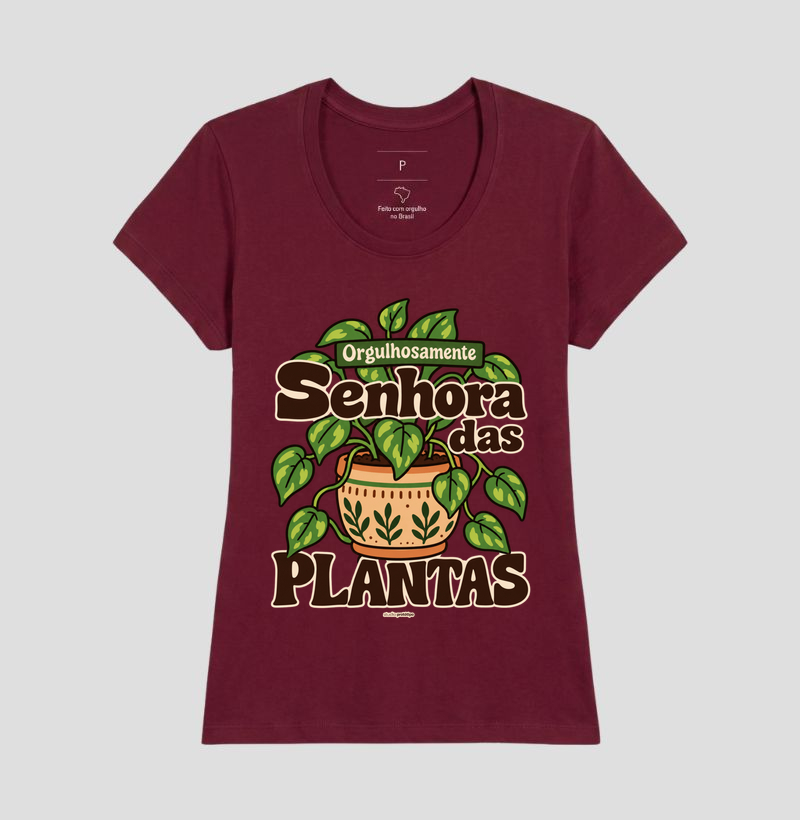 Camiseta Orgulhosamente Senhora das Plantas - Imagem 19