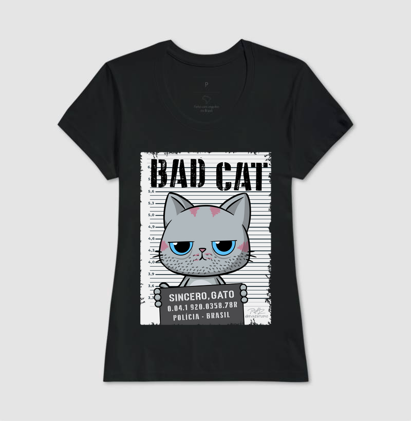 Camiseta Bad Cat - Imagem 3